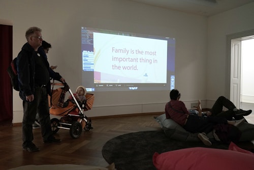 Workshop Photographing Virtual Spaces installation shot