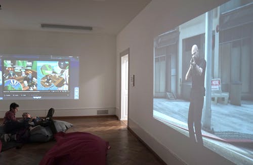 Workshop Photographing Virtual Spaces installation shot