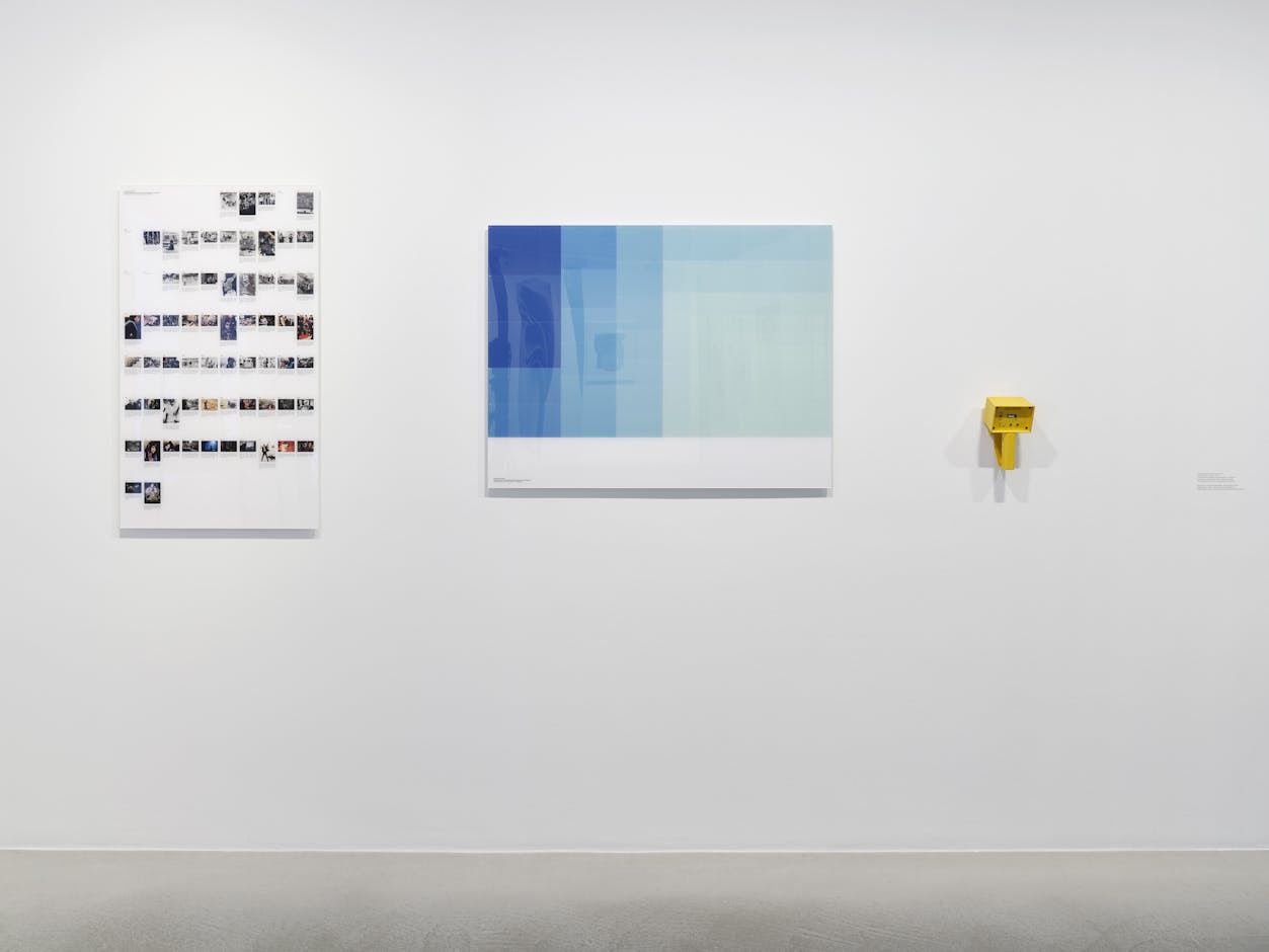 <div>Dries Depoorter & Max Pinckers, <em>Trophy Camera VO.95</em>, 2021. Installationsansicht <em>How to Win at Photography – Die Fotografie als Spiel, </em>Fotomuseum Winterthur © Fotomuseum Winterthur / Conradin Frei</div>