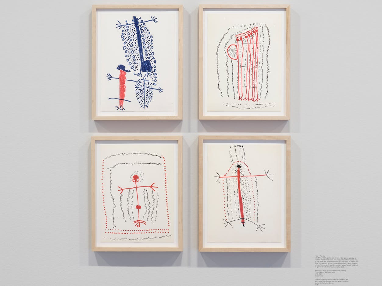 <div>Installationsansicht <em>Claudia Andujar – Der Überlebenskampf der Yanomami</em>, Fotomuseum Winterthur © Fotomuseum Winterthur / Conradin Frei</div>