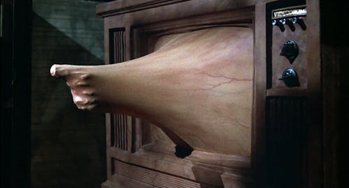 Screenshot from Videodrome, CAN 1983, David Cronenberg