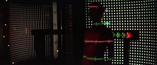 Screenshot from Looker, USA 1981, Michael Crichton