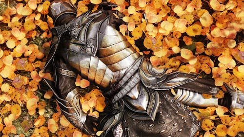 Conquered, screenshot from The Elder Scrolls: Skyrim, 2015, by Jack Sargent