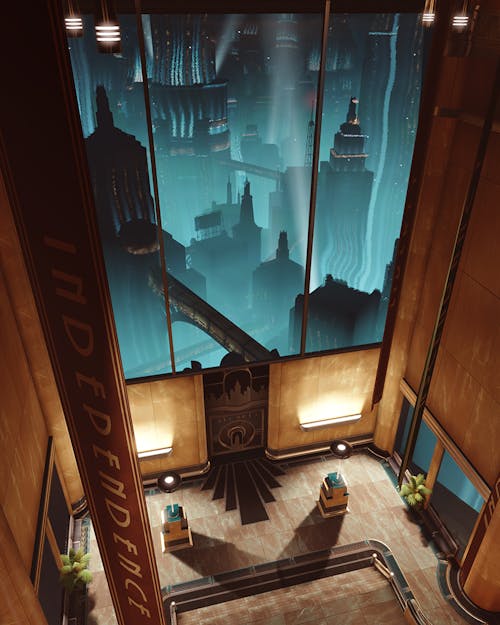 screenshot from Bioshock Infinite, 2014, by Jeremy B