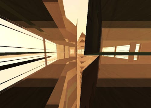 Stacks, screenshot from Grand Theft Auto: San Andreas, 2010, by Kent Sheely