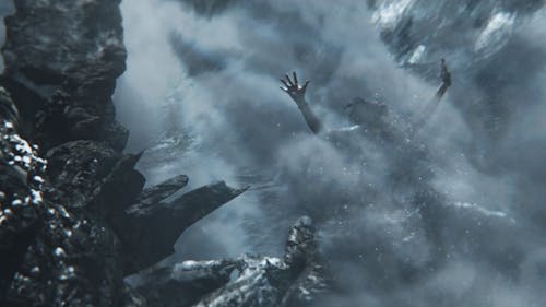 Throne of Memories, screenshot from Tomb Raider, 2015, by Christopher Bedwell