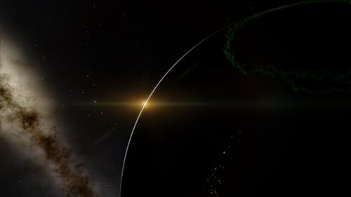 Horizon, screenshot from Space Engine, 2015, by AnyoneInCherno