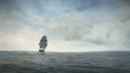 To Boldly Go, screenshot from Assassin's Creed IV: Black Flag, 2014, by AnyoneInCherno