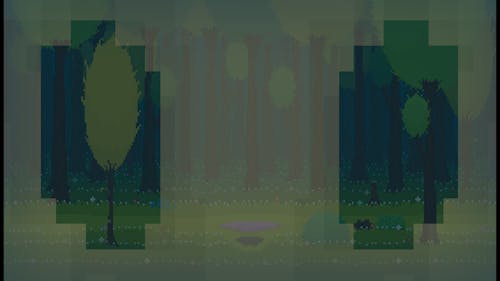 Betrachtung, screenshot from Echo of the Wilds, 2015, by Marco Kerler