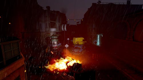 Another night in Harran, screenshot from Dying Light, 2015, by Tom “Smithfield” Watts