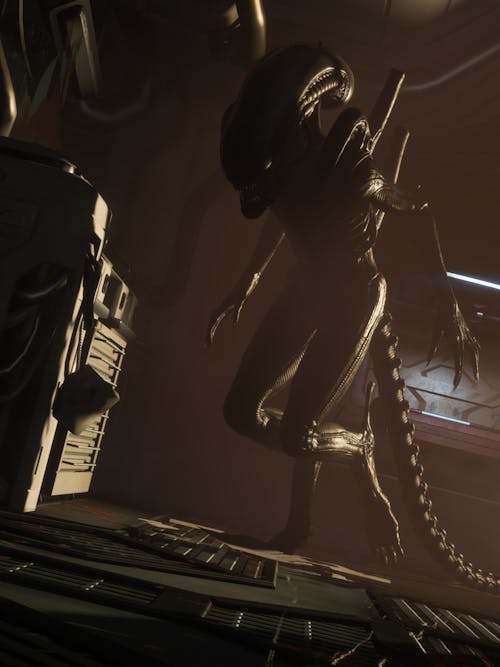 screenshot from Alien: Isolation, 2015, by AnyoneInCherno